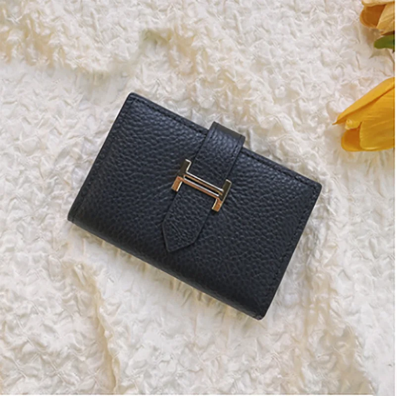 genuine leather womens luxury design card bag fashion short cardholder 2021 free global shipping