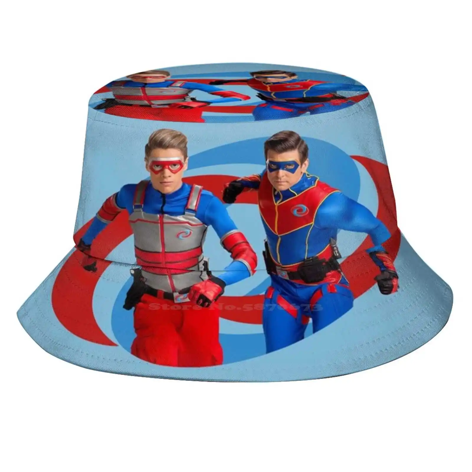 

Шапка-ведро с логотипом «Анри опасность» для детей