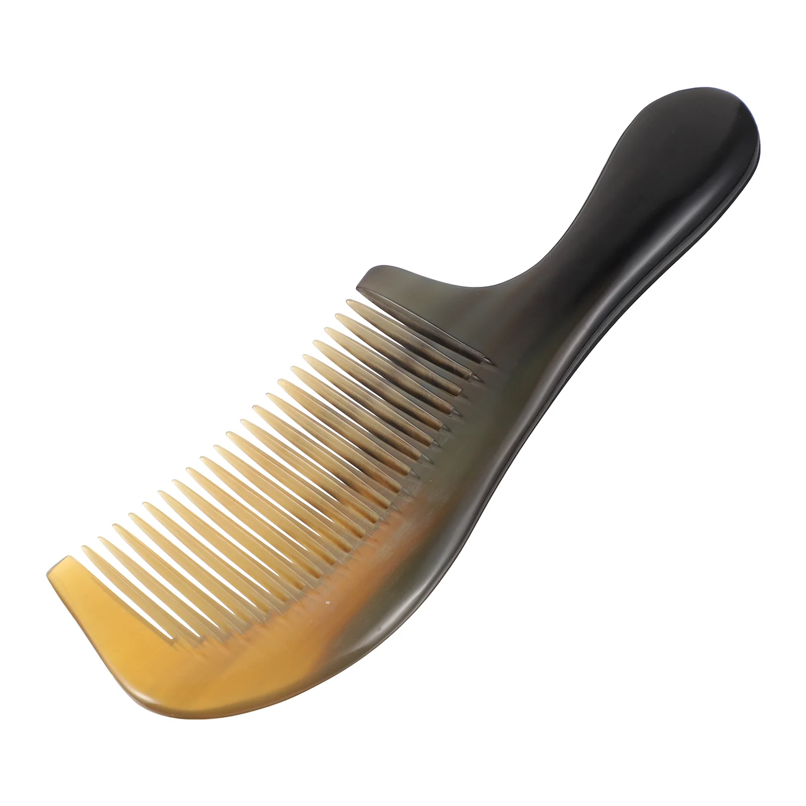 

Comb Hair Horn Tooth Smooth Combs Multi Brush Fine Scalp Detangling Natural Handmade Handle Head Portable Buffalo Barber Tool