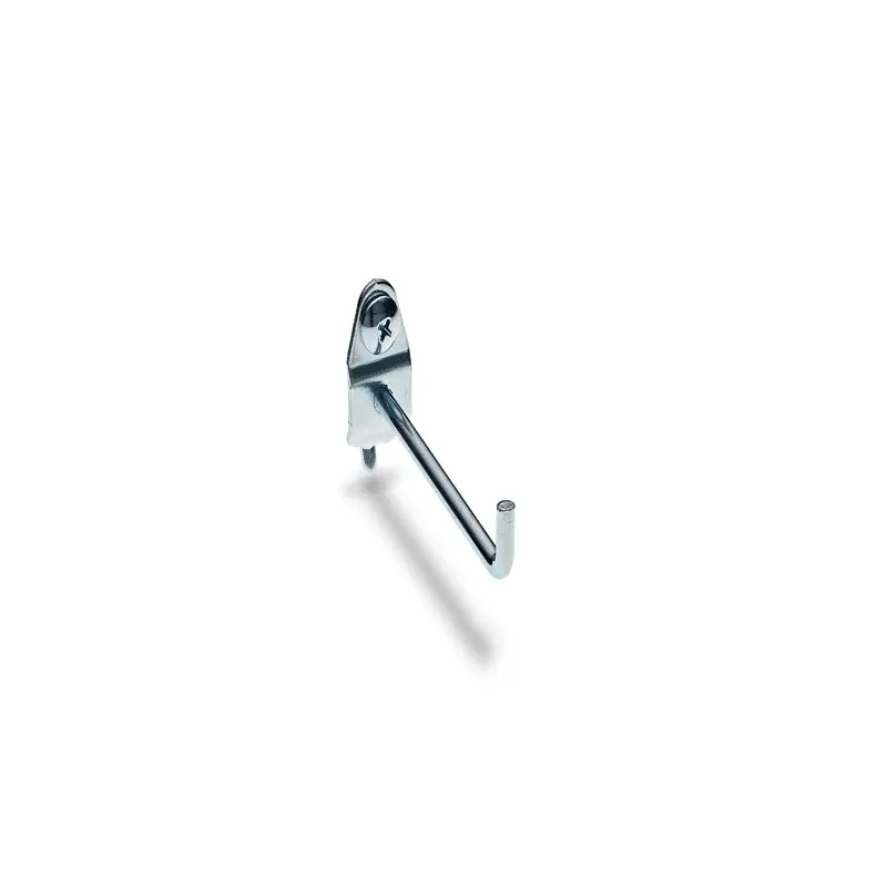 

2-3/4 inch Single Rod Steel Pegboard Hook, 90-Degree Bend, 10pk