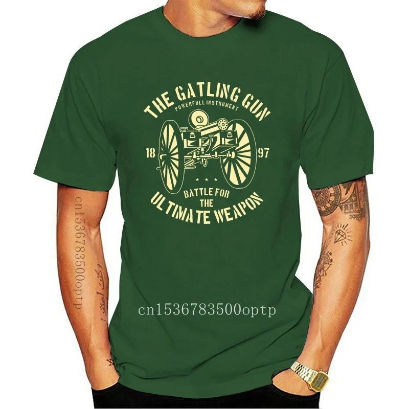 

Nueva camiseta Gatling высококачественное оружие, оружие гражданское UU., Военный