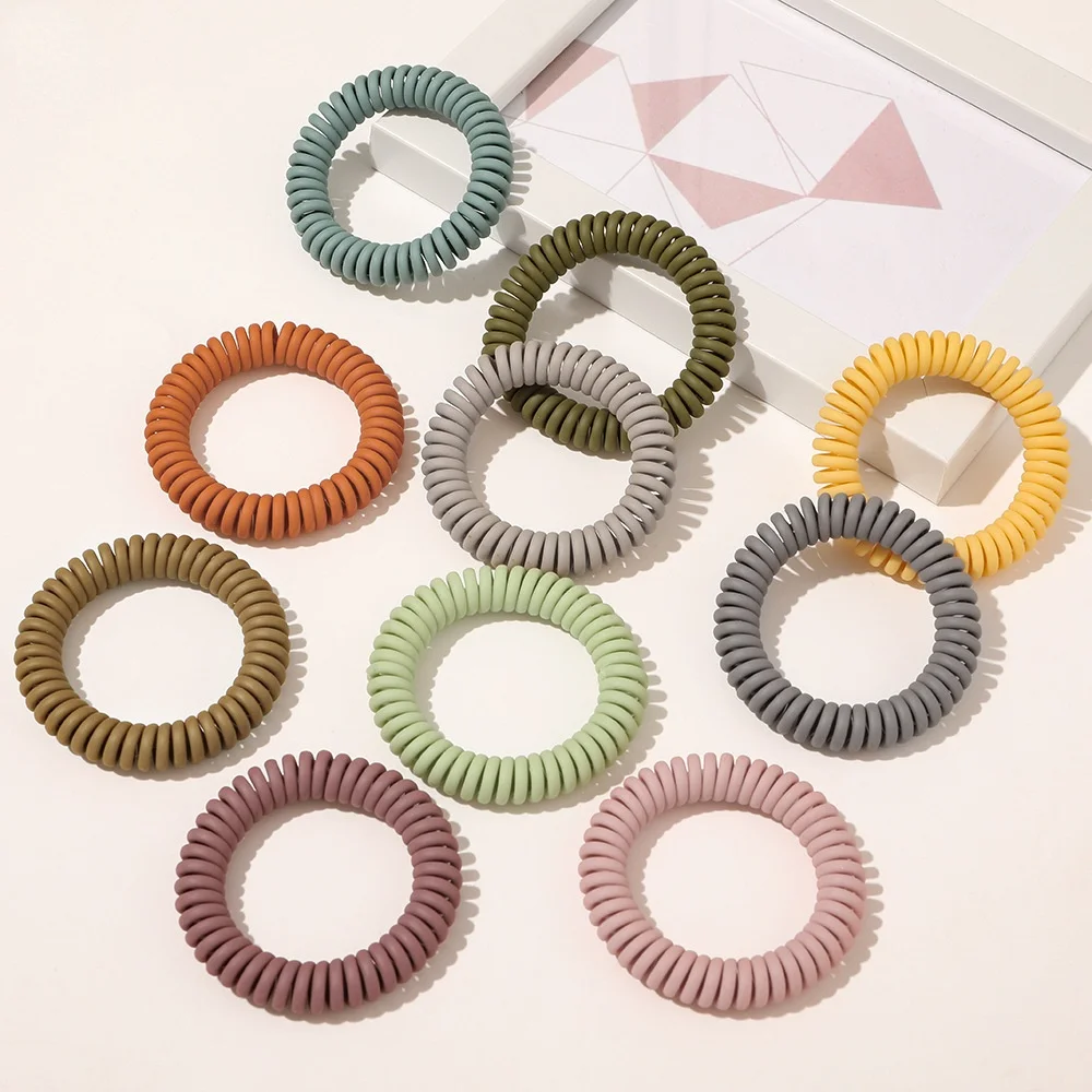 

2 шт., резинки для волос в форме спирали