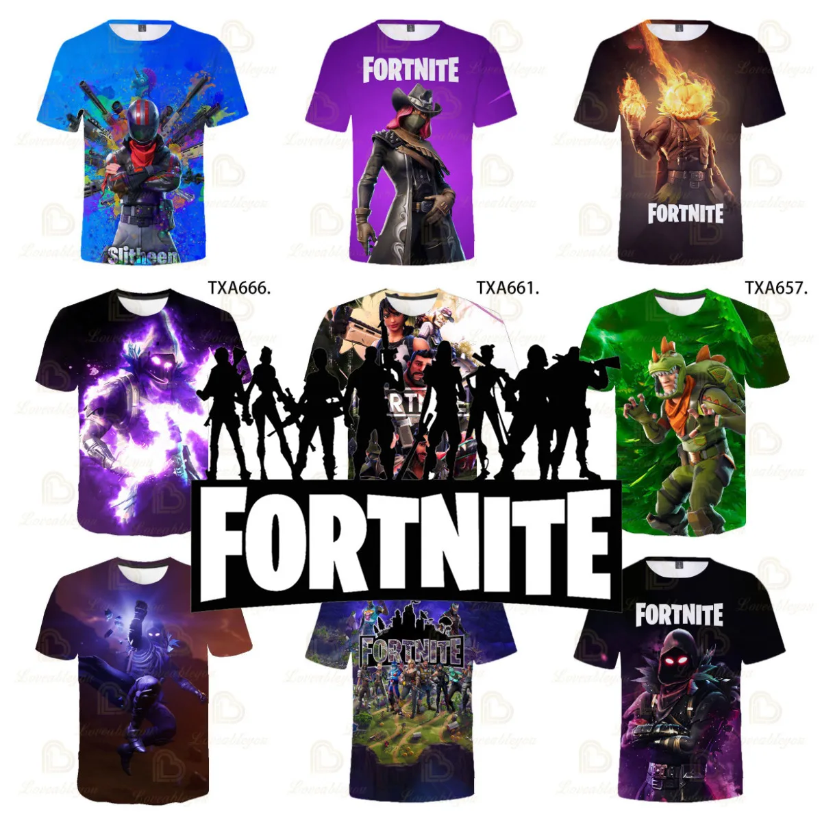 

3d Tshirt Fortnite Shoot Game Battle Royale Victory Sudaderas Children Kids Boys Girls Tops T-shirt Baby Clothes
