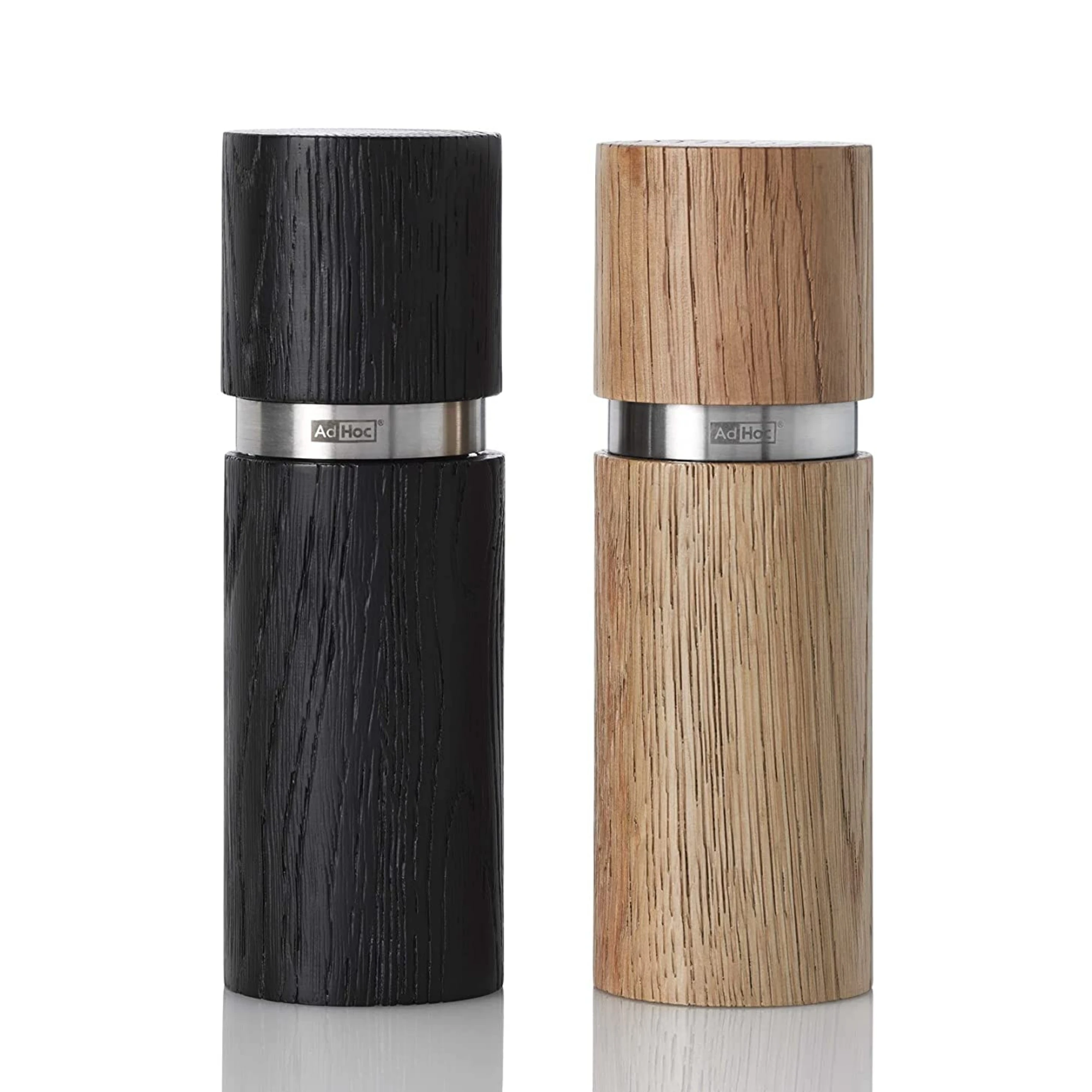 

Textura Salt & Pepper Mill Gift Set, Black and Tan 5.5"