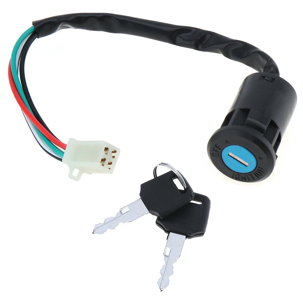 

Universal Motorcycle Ignition Barrel Switch 2 Key 4 Wire For ATV Quad Dirt Bike For Suzuki LT80, Basically X2 Earths, X2 Lives