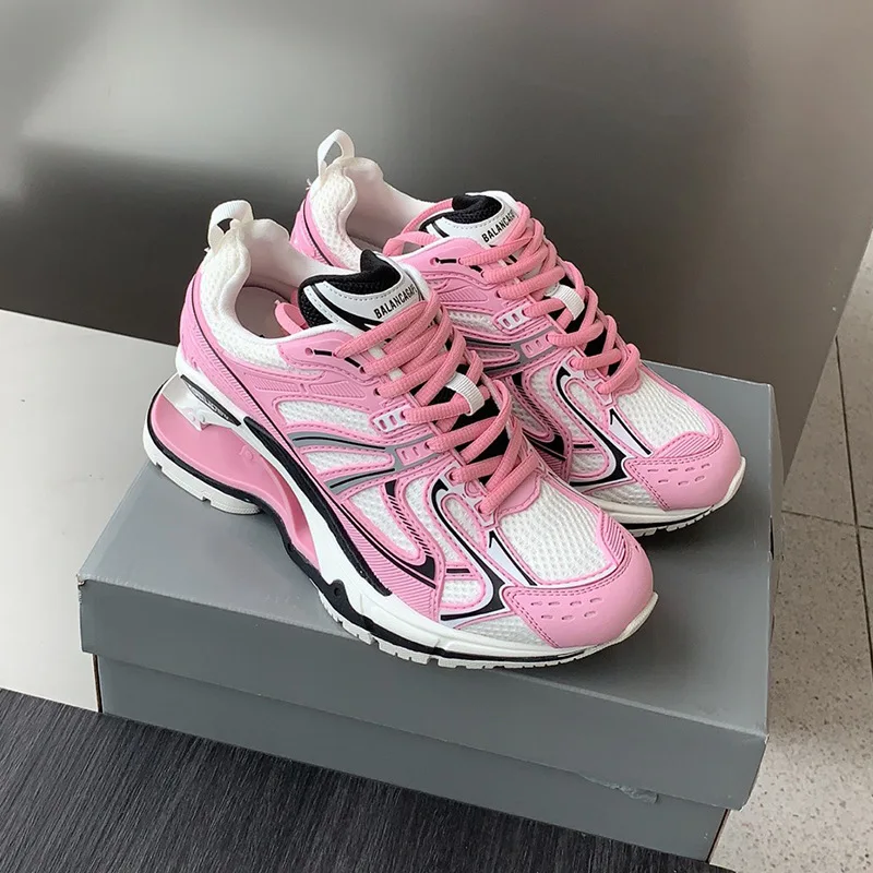 

Весна Париж папа туфли 2022 розовые женские осенние новые дышащие увеличенные похудение Спорт онлайн знаменитости Стильные туфли