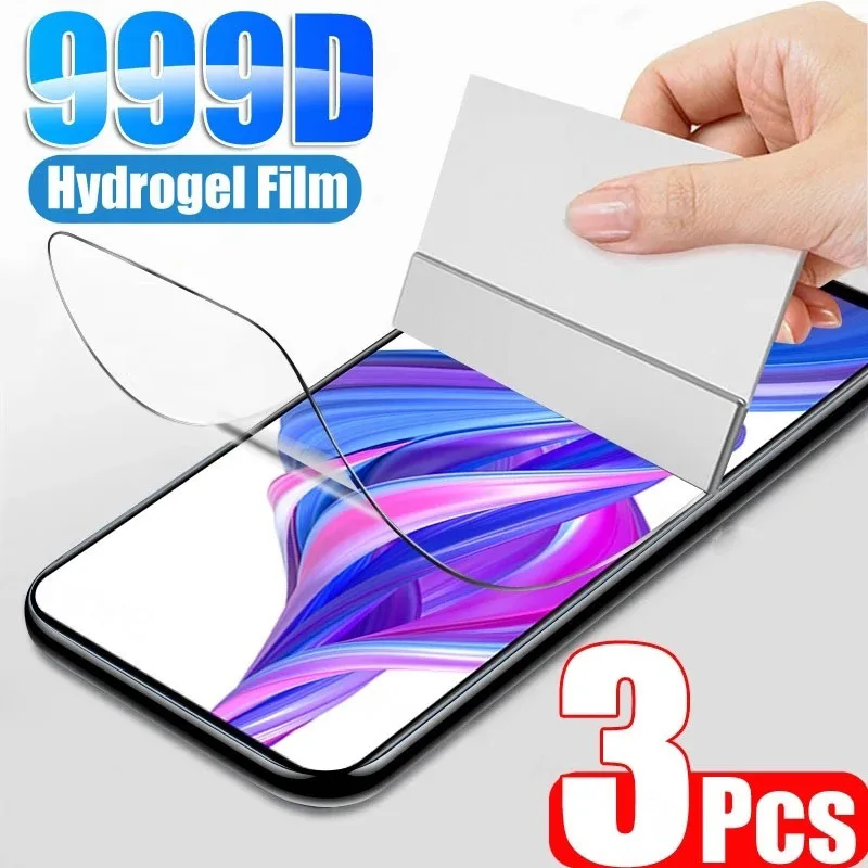 

3PCS Hydrogel Film Screen Protector On the For Honor 70 60 50 10i X9 X8 Magic 4 Pro Screen Protector On Huawei P30 P40 P50 Lite