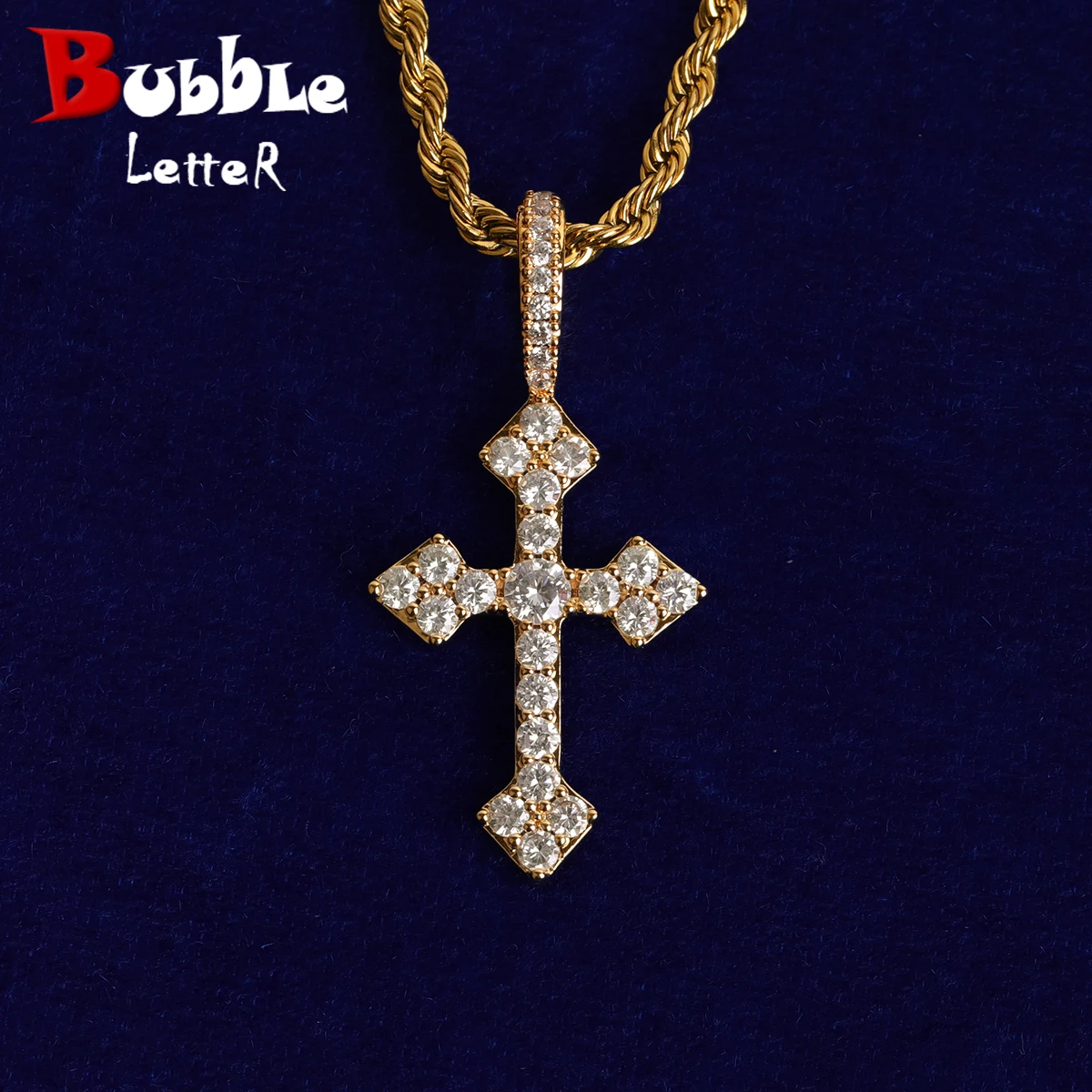 

Мужское ожерелье в стиле хип-хоп с буквами-пузырями