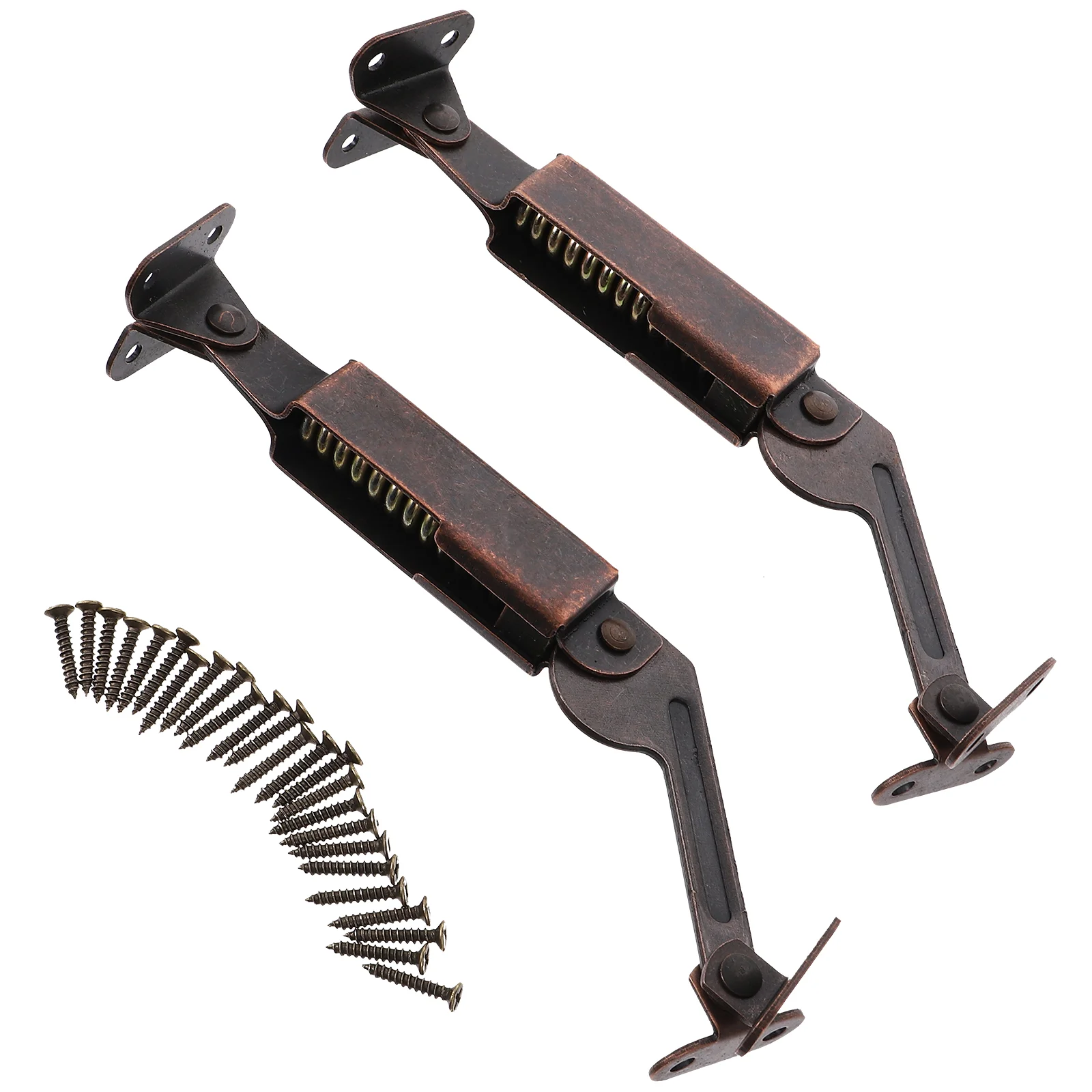 

2 Pcs Toy Box Hinge Iron Hinge L Brackets Heavy Duty Close Hinge Vintage Decor Cabinet Door Hinge