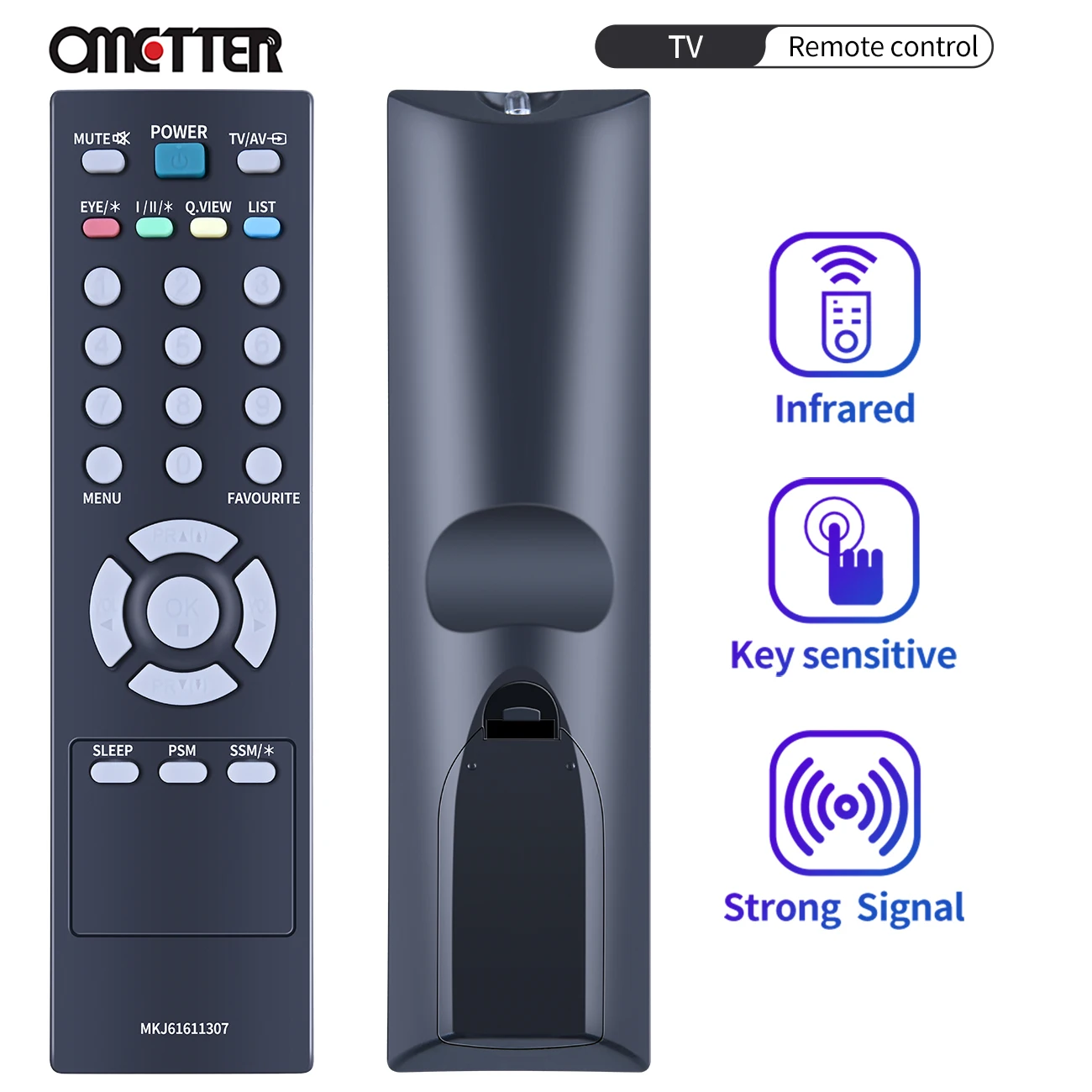 

New MKJ61611307 Fit for TV Remote Control MKJ33981406 D325C-CA LD320-CA 32LD310-LA 26LD310 LD325C-CA