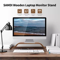 stable wooden bracket samdi wooden stand all in one machine monitor laptop holder strong bearing capacity replacement for imac