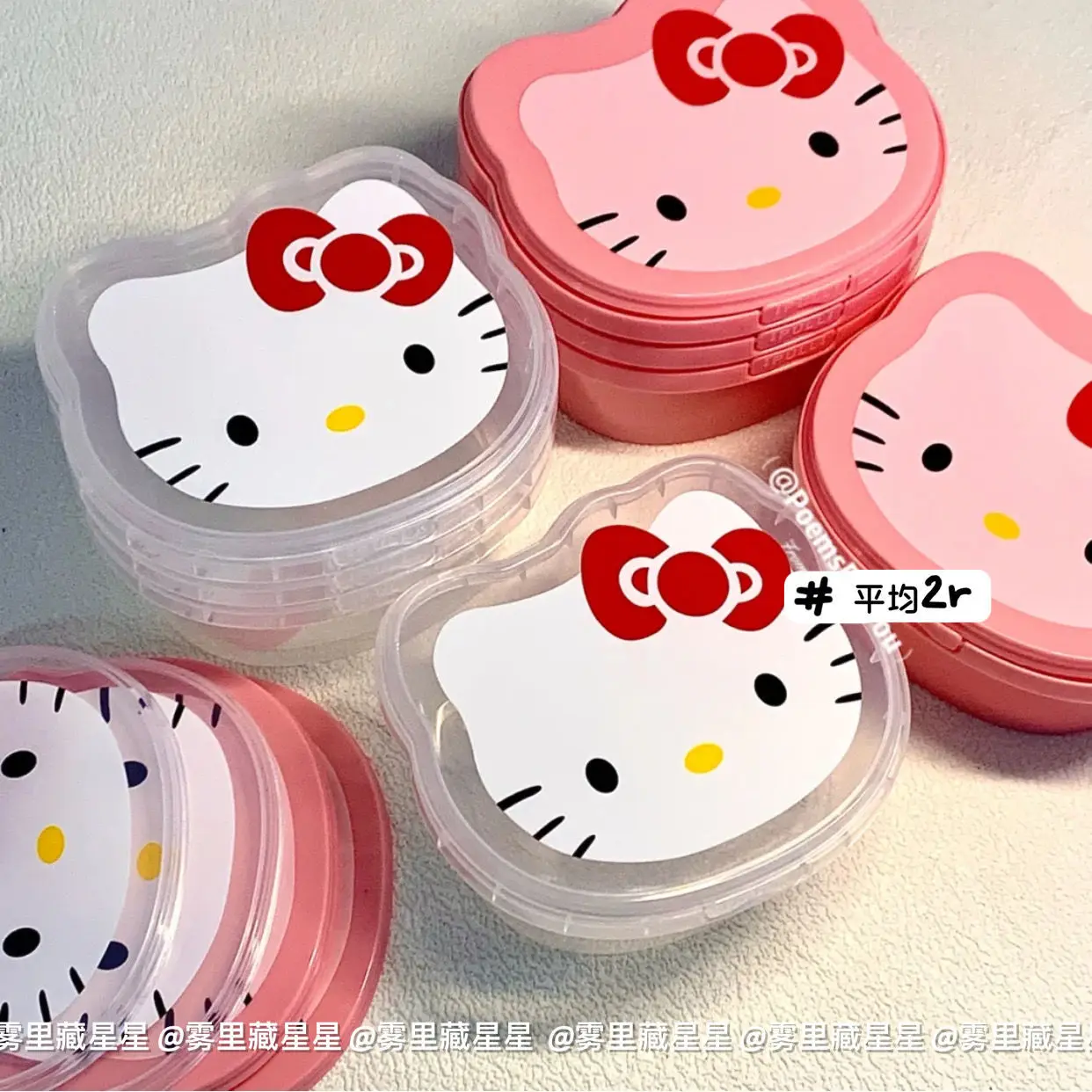 Hello Kitty Jewelry Sundries Storage Box Cute Girl Heart Hello Kitty Storage Multifunctional Sealed Box