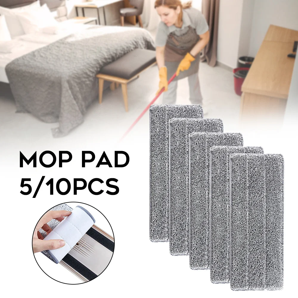 

New Microfiber Replacement Mops Heads Washable Reusable Cleaning Pads For Home Use Wet And Dry Mopping Reusable Replacement