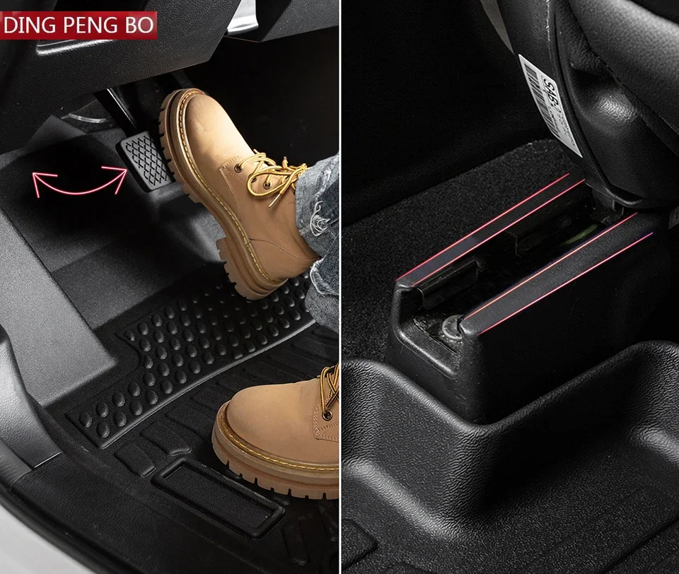 Автомобильные коврики из ТПЭ под заказ для KIA EV6 2022 2023 2024 аксессуары интерьерные