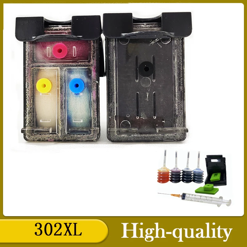 Фото Восстановленный картридж 302 302 xl для HP 302 302XL DeskJet 1110 2130, для HP302XL Envy 4520 NS45 Officejet 3630 3639 №1