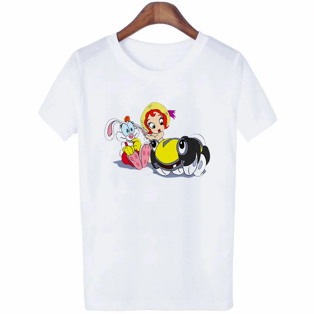

Women Funny Gift Tshirt For Girl Cute Harajuku Roger Rabbit Tees Tops Dropship Tattooed Jessica Rabbit T-shirt