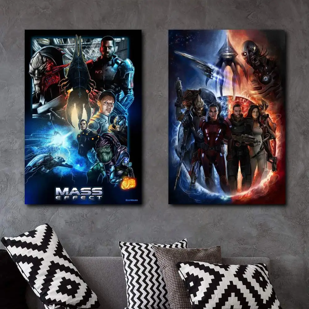 

Mass Effect Legendary Edition video game Canvas Art Poster and Wall Art Picture Print Modern Family bedroom Decor Posters