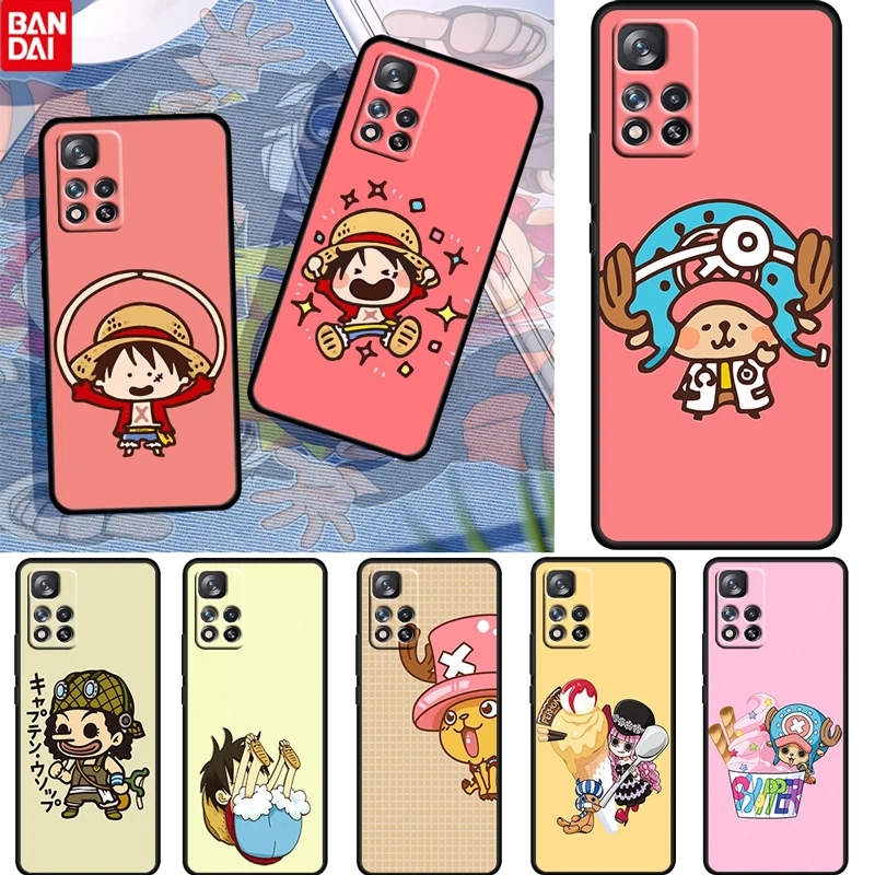 

Anime Cartoon One Piece Luffy For Xiaomi Redmi Note 11 10 11T 10S 9 9S 8 7 5G 4G Soft Black Phone Case Fundas Coque Capa Cover