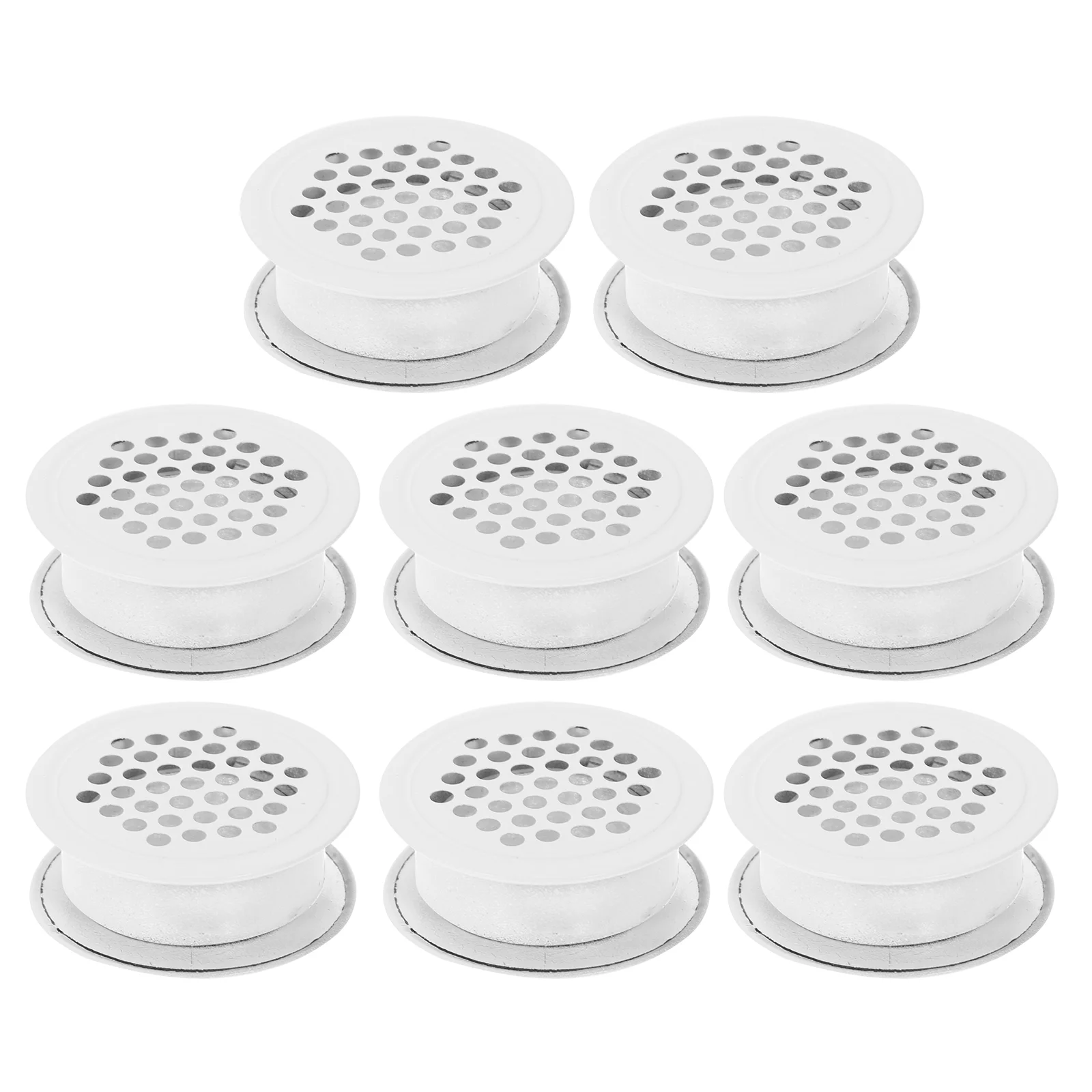 

Vent Air Mesh Hole Soffit Vents Cover Circular Round Ventilation Wardrobe Flat Grille Outlet Louver Stainless Steel Duct Covers