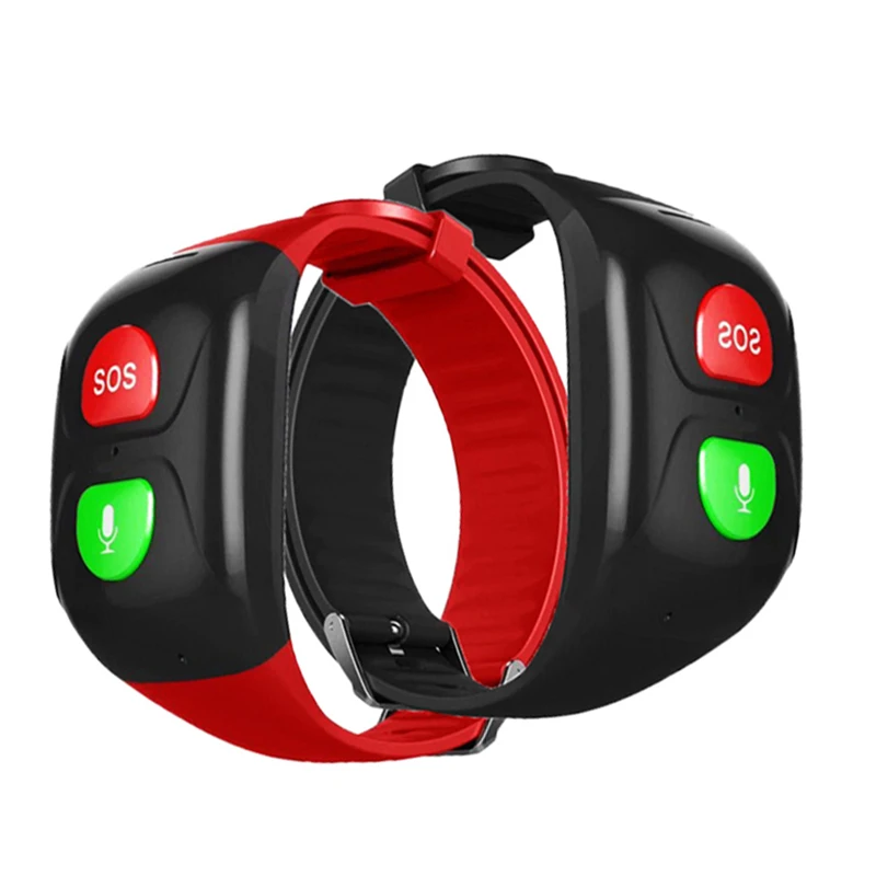 

Смарт-браслет для детей и пожилых с функцией SOS, Bluetooth, GPS