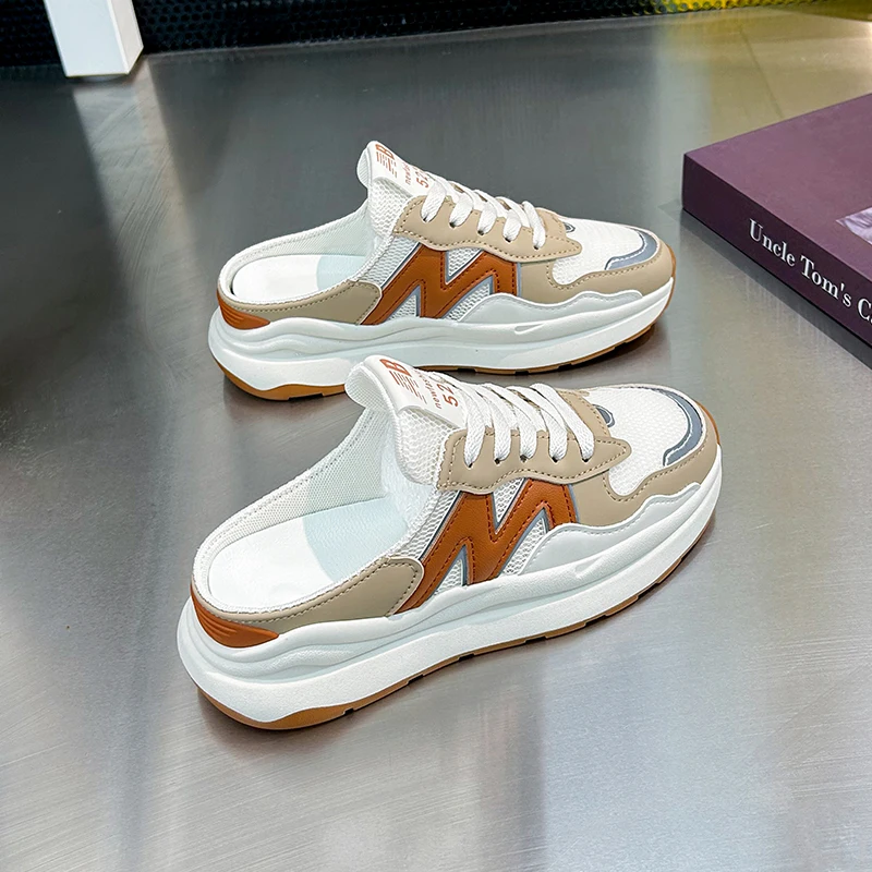 

Women's sneakers fashion espadrille casual shoes spring comfortable platform flats vulcanized summer mesh reflective