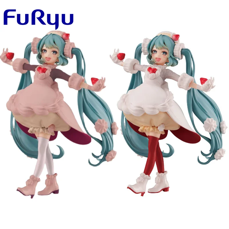 

FuRyu Original Hatsune Miku Sweet Sweets Anime Action Figure Toys for Boys Girls Kids Children Birthday Gifts Collectible Model
