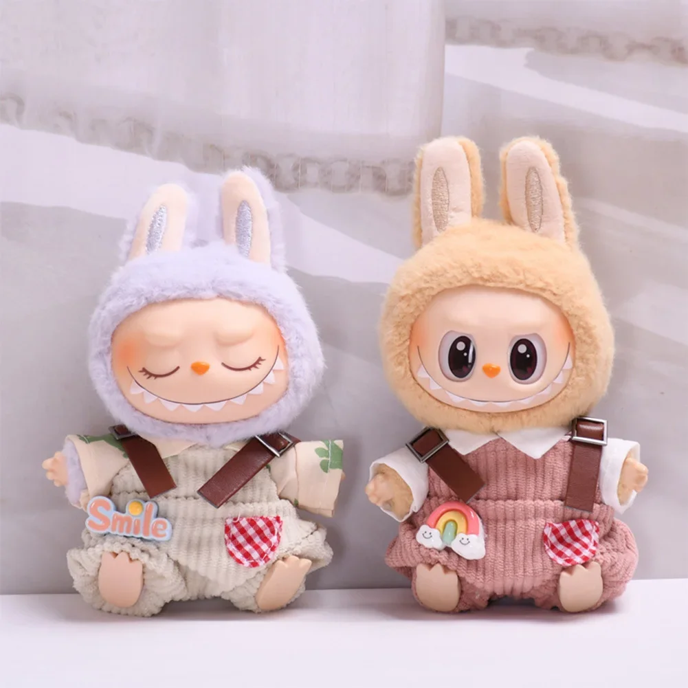 Мини-плюшевая кукла 17 см наряд аксессуары для кукол Кореи Kpop Exo Labubu Idol Радужный