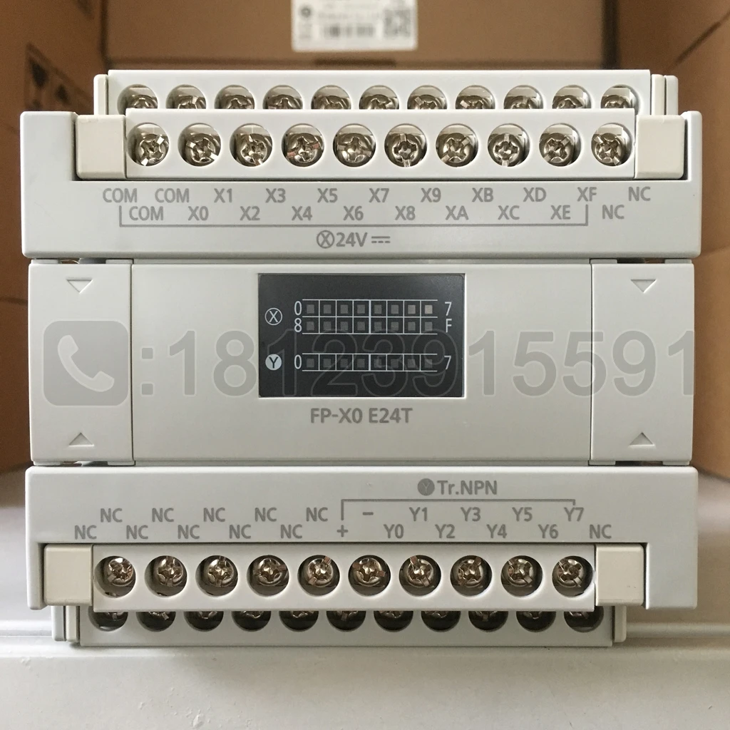 

Panasonic 16-in-8-out expansion module FP-X0E24T/AFPX0E24T-F is applicable to FP-XH/FP-X0.