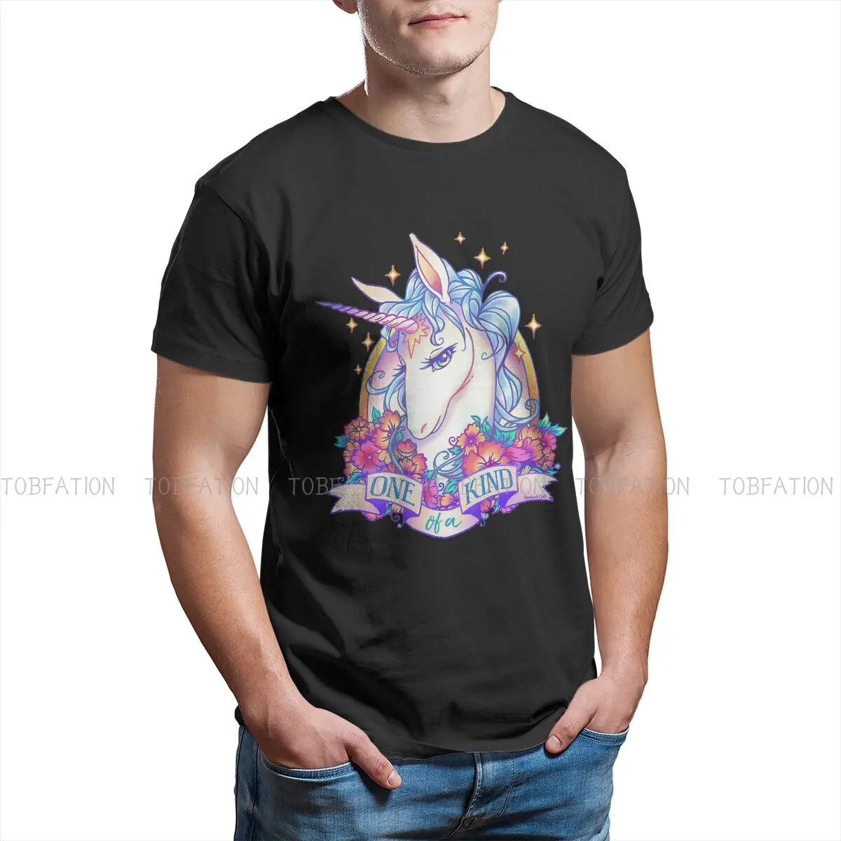

The Last Unicorn Peter S. Beagle Magic Original TShirts One Of A Kind Creature Personalize Homme T Shirt Funny Clothing 6XL