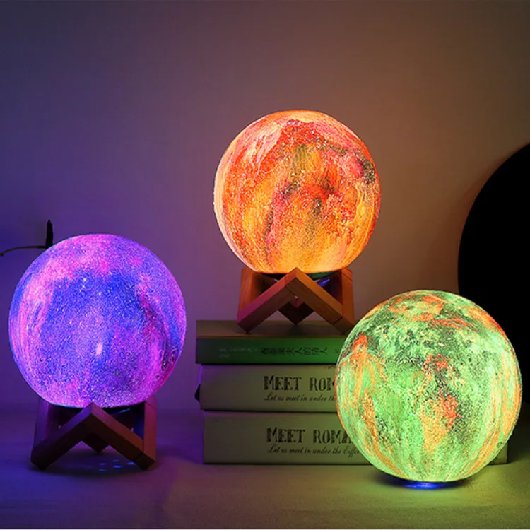 

new color painting star sky moon light Bluetooth speaker remote control color colorful night light wireless