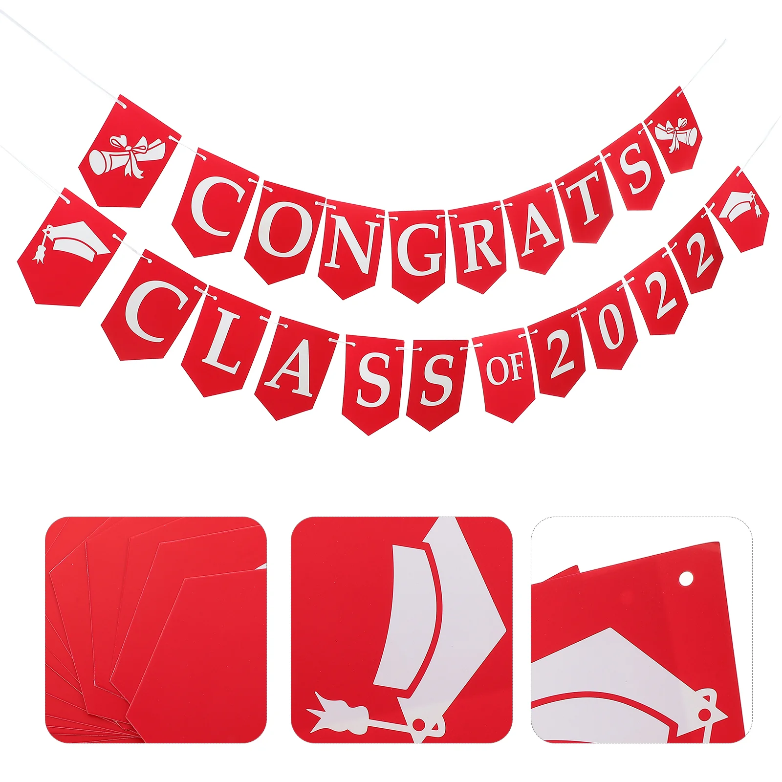 

Graduation Banner 2022 Congrats Party Grad Decorations Hangingclass Background Banners Graduate Congratulations Props Garland
