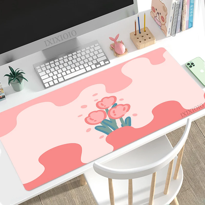 

Green Matcha Mouse Pad Gaming XL Large Computer New Mousepad XXL Desk Mats Natural Rubber Soft Non-Slip Laptop Desktop Mouse Pad