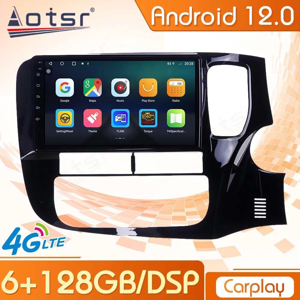 

For Mitsubishi Outlander 2014 2015-2019 Android Car Tape Radio Recorder Multimedia Player Stereo GPS Navi PX6 Head Unit No 2 din