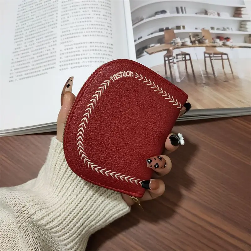 Luxury Classical Women Bag Fashion Leather Business Card Holder Genuine Leather Credit Card Holder Women Wallet Zipper