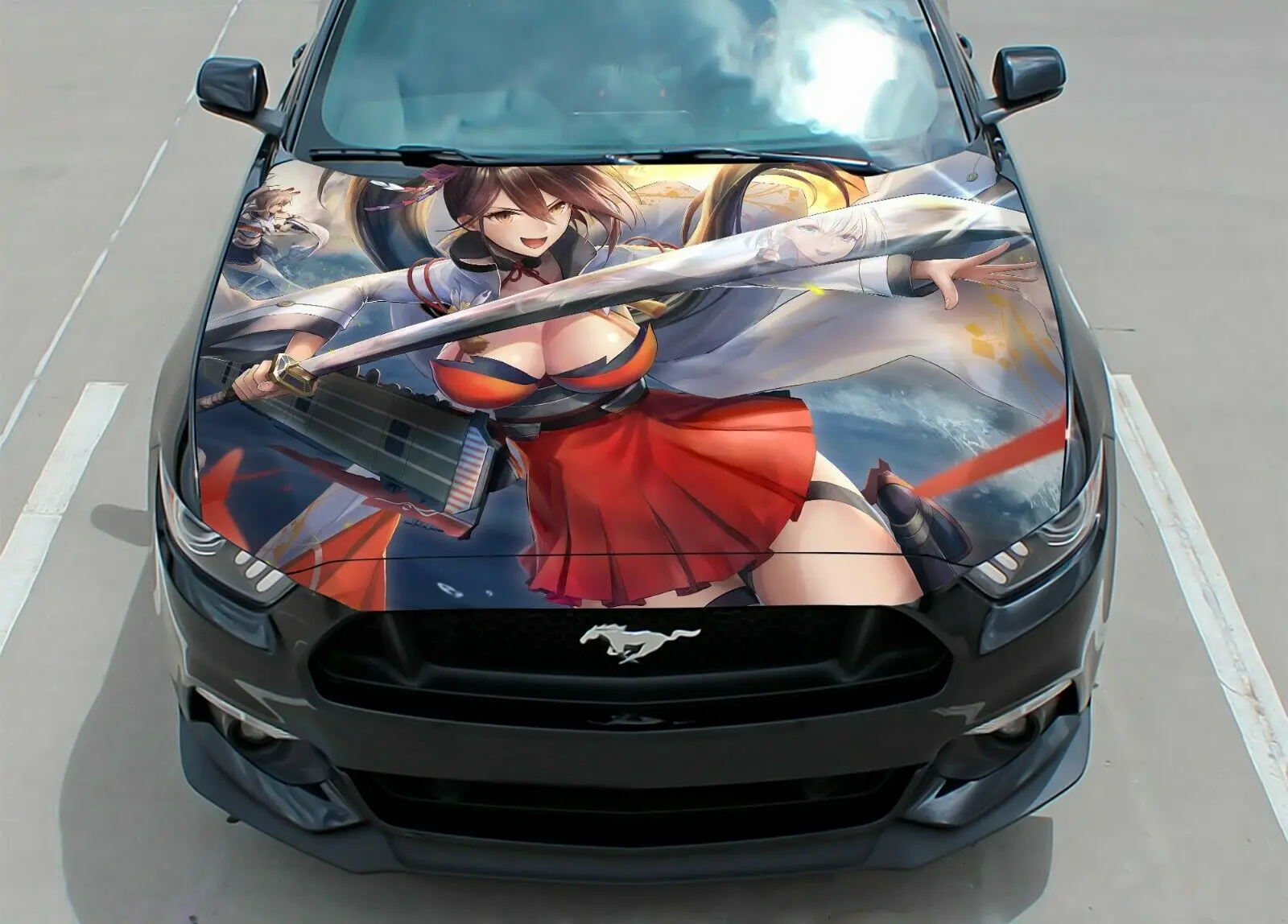 

Girl Car Hood Wrap Decal Vinyl Sticker Full Color Graphic Fit Any Car Zuikaku
