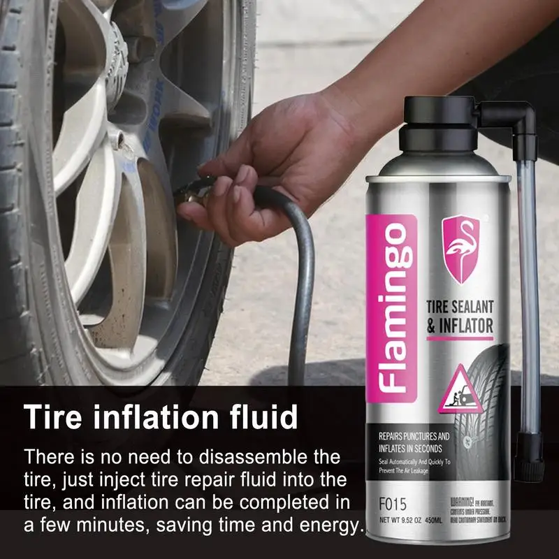 

Fast Leakproof Time Saving Tire Sealant Agent Water Based Tire Repair Sealant Harmless Good Sealing Tire Glue For Vehicles