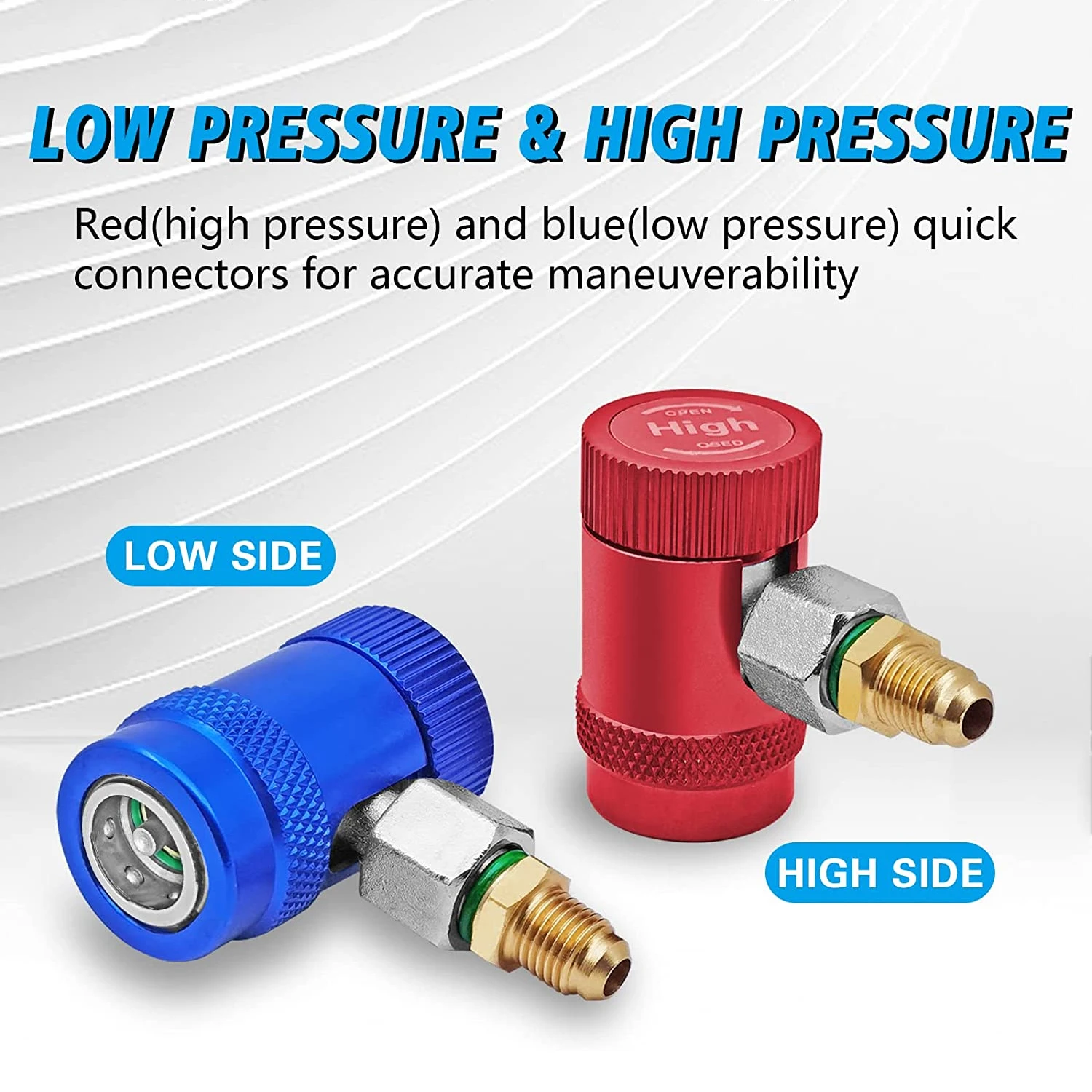 R134A R1234yf Freon H/L быстроразъемный соединитель для автомобиля адаптеры кондиционера