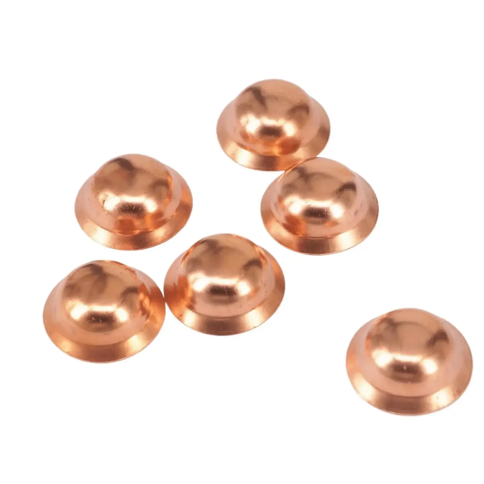 

Медная расклешенная заглушка для соединения впитывающей трубы, 10 шт., 1/4 дюйма, 3/8 дюйма, 1/2 дюйма, 5/8 дюйма, 3/4 дюйма, 7/8 дюйма, дюйма, крышка для кондиционера, охлаждающее оборудование для холодильника