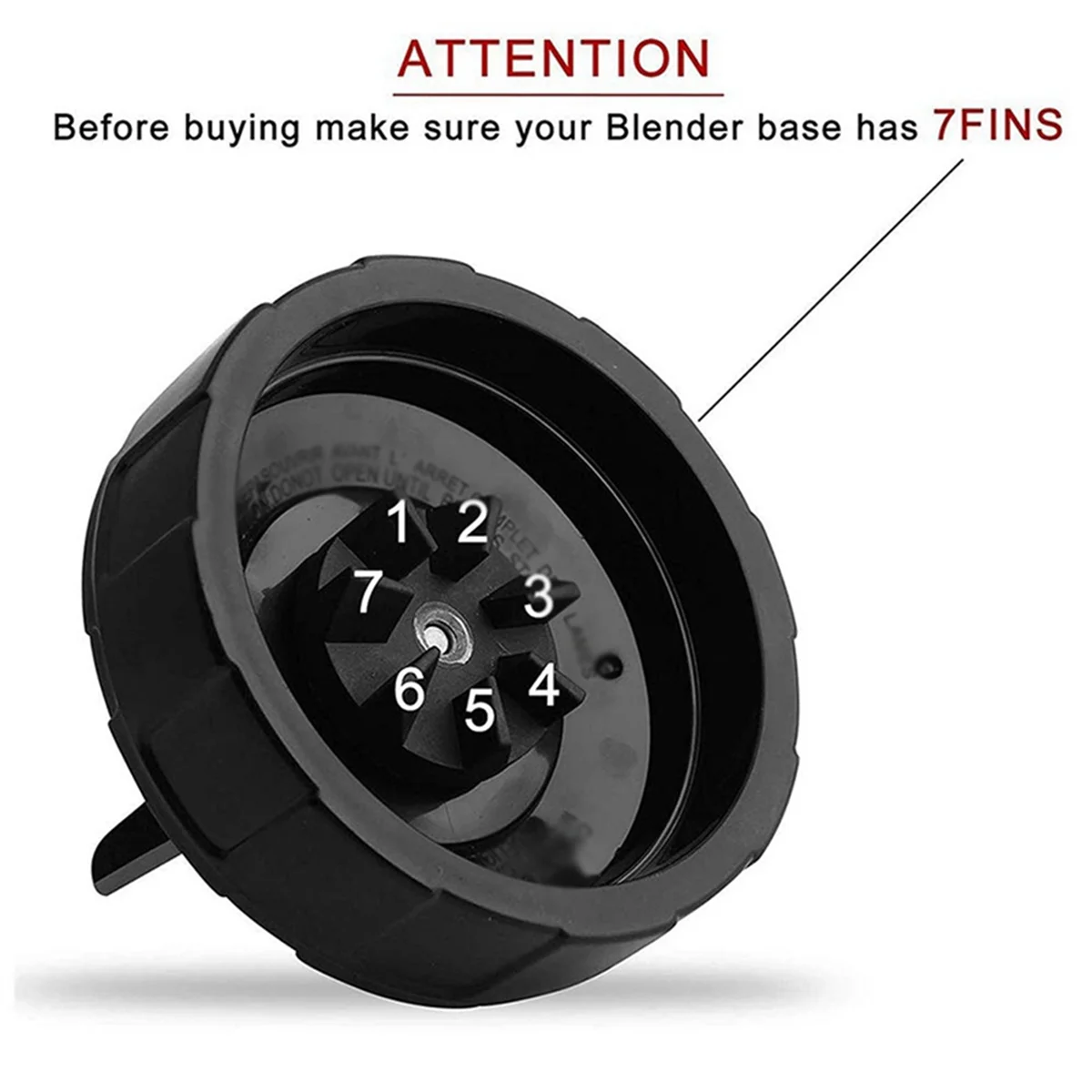 7-жильный экстрактор для блендера запасные части с резиновой шайбой Auto IQ BL486 BL642 N102