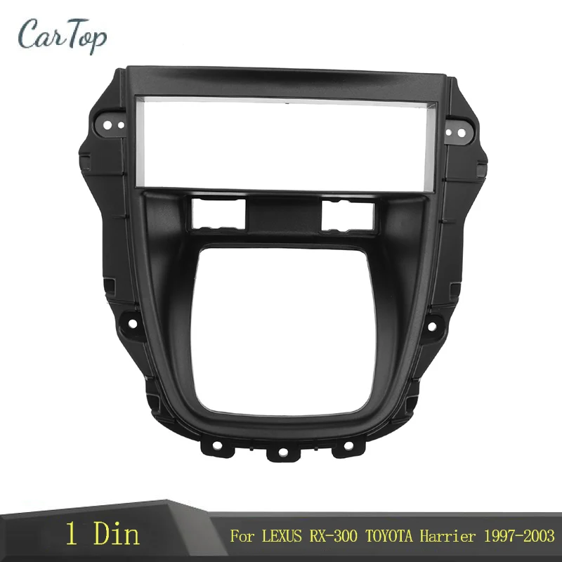 

1Din Car Radio Fascia For LEXUS RX-300 1997-2003 For TOYOTA Harrier 1997-2003 182*53mm Stereo Dash Mount Kit Trim Pane Cover