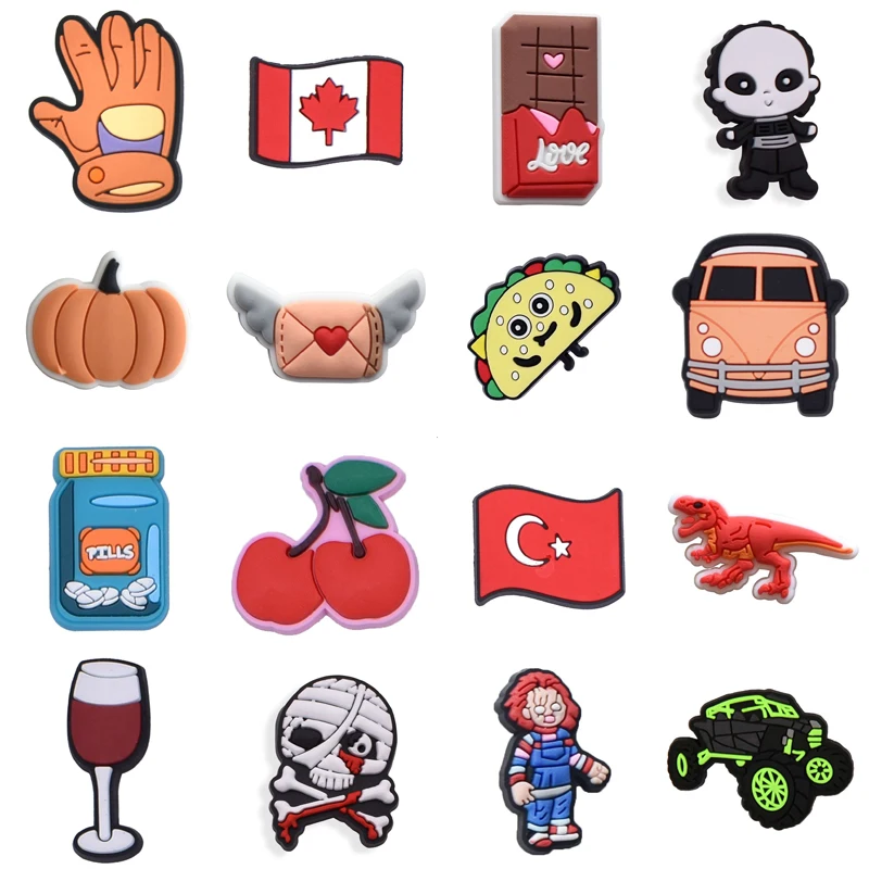 

Women Charm Shoe Charms Accessories Decorations PVC Buckle Decorations for Crocs Wholesale Bulk Gifts Pins Shoes Accessories