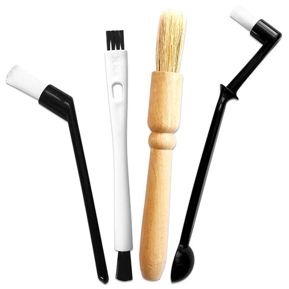

4 Pcs Coffee Machine Espresso Maker Brush Grinder Steel Wool Handle Cleaning Convenient Household Making