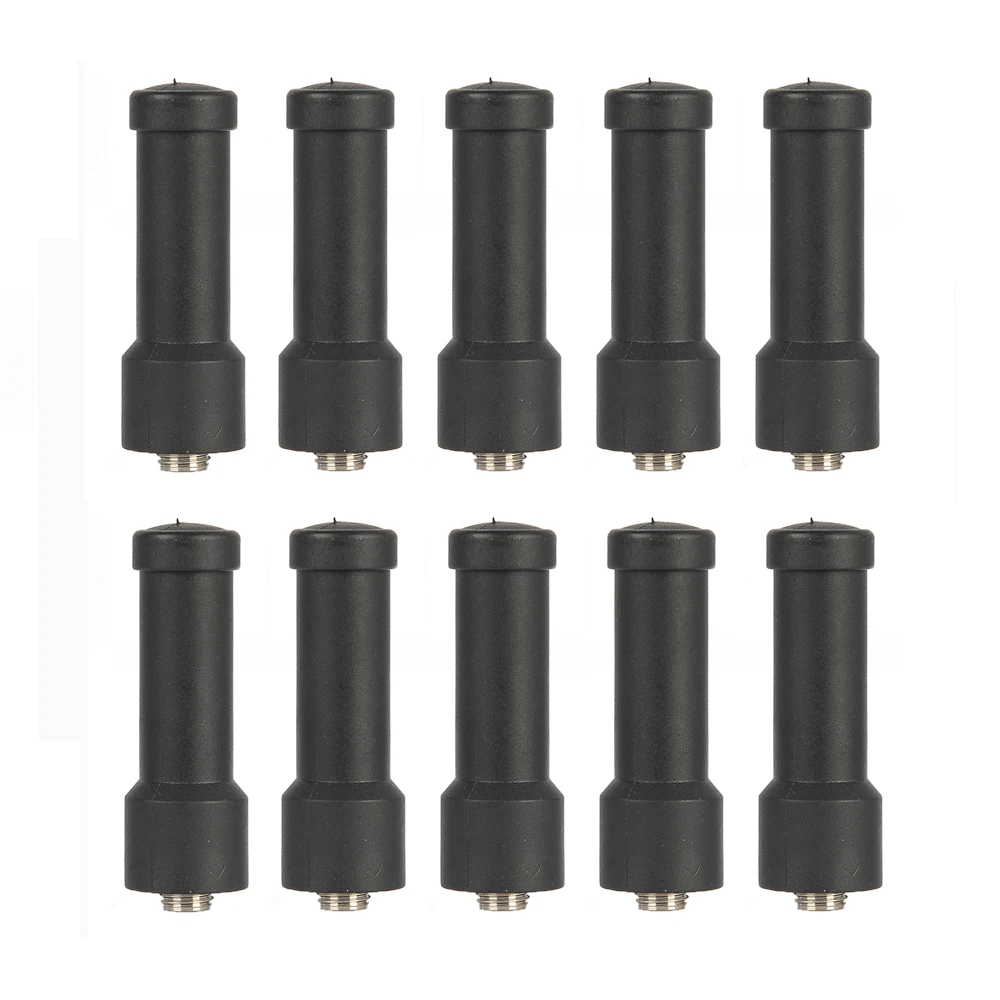 

10pcs black Mini walkie talkie Antenna SMA-F Dual Band 144MHz/430MHz Soft Antenna for BAOFENG UV-5R BF-888S DM-5R