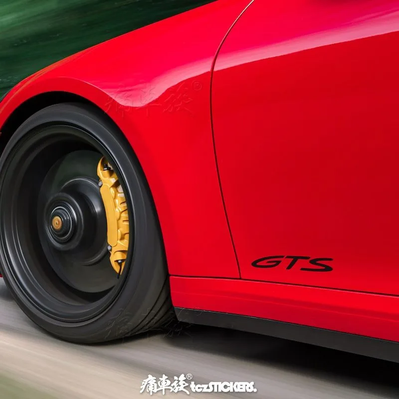 Фото Наклейки для автомобилей Porsche Cayenne Panamera GTS, декоративные наклейки на двери 911 GTS, модифицированные автомобильные наклейки №5