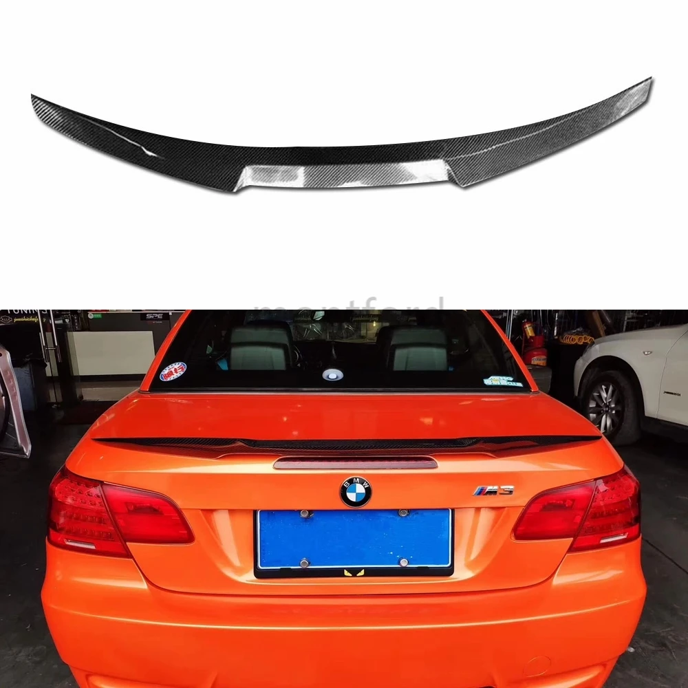 

M4 Style Carbon Fiber Rear Roof Spoiler Trunk Lip Wing For BMW 3 Series E93 325i 328i 330i 335i 2-Door Convertible E93 2007-2013