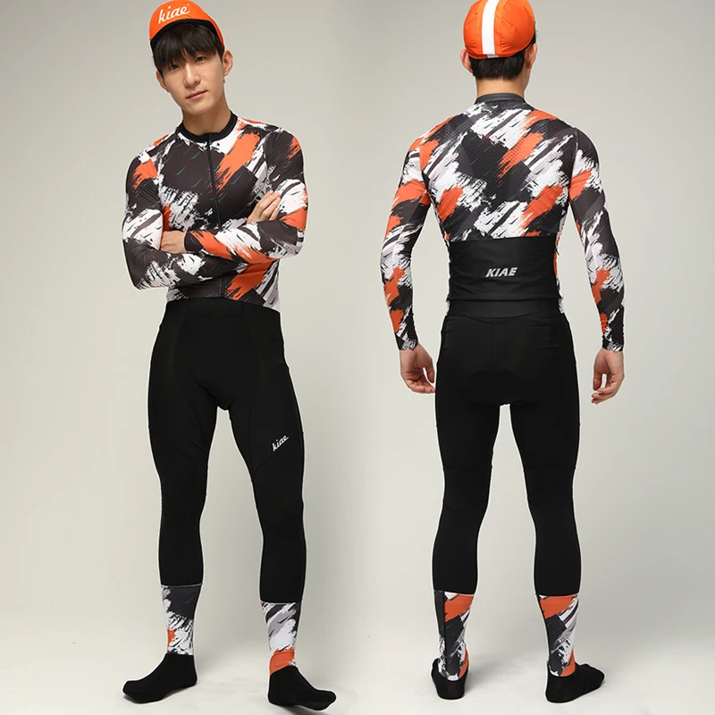 Велосипедная одежда KIAE с длинными рукавами для мужчин дышащий солнцезащитный