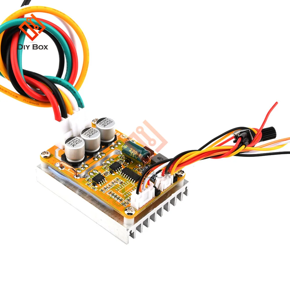 

5-36V 350W BLDC Three-Phase Dc Brushless With / Without Hall Motor Controller Sensorless Brushless Motor Driver