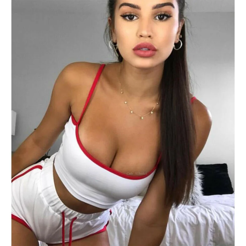 

Новый стиль Модный популярный женский сексуальный лоскутный костюм для йоги тренировочный спортивный жилет на шнуровке короткие брюки спо...