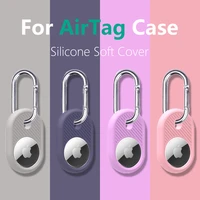 soft silicone case for apple airtags protective sleeve cover for apple locator tracker anti lost device keychain case
