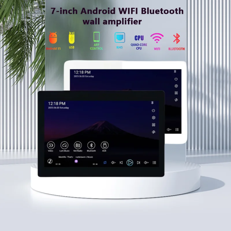 7-дюймовый Android WIFI Bluetooth настенный усилитель система